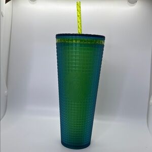 Starbucks Teal and Lime “Mountain Dew” Tumbler | Starbucks Tumbler